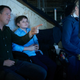 Cornish and Serkis on the set of The Kid Who Would Be King. The director said the young actor’s famous father, Andy, played no factor in his casting.